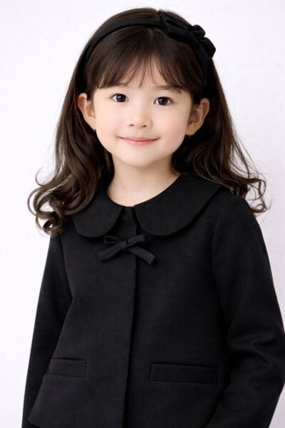 Asarkids Dokuma Keten Ceket Pantolon 2'li Takım - Siyah