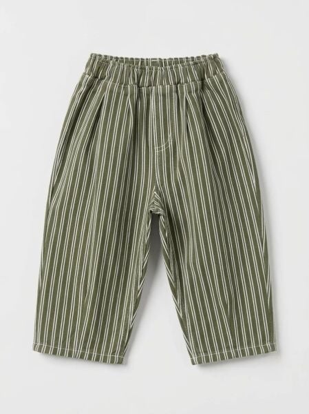 Asarkids La'ciel Paris Çizgili Balon Pantolon  - Yeşil