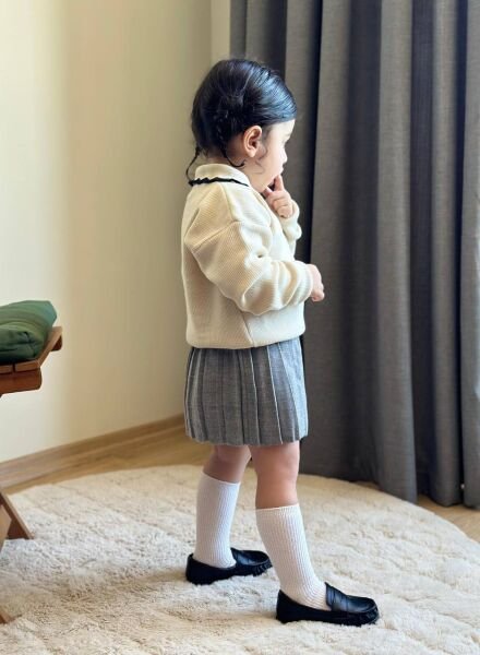 Triko Kolej Etekli Takım - Krem