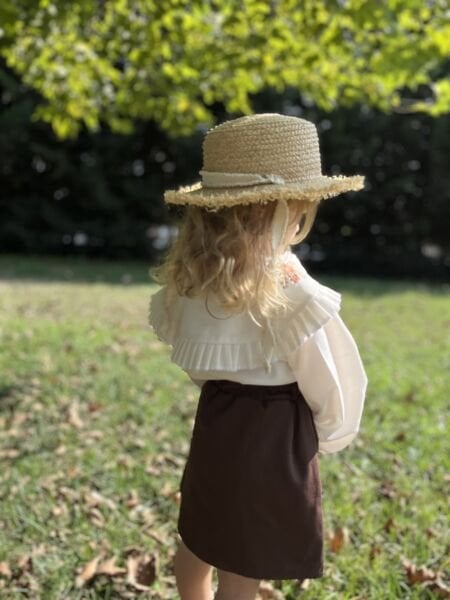 Nakışlı Bohem Asya Etek - Kahve