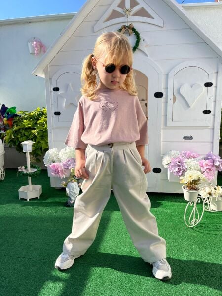 Palazzo Asya Pantolon - Krem