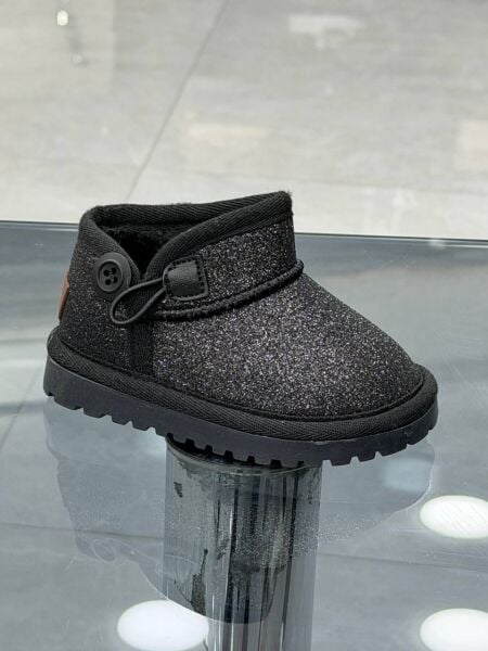 Peluş Bot - Simli Siyah