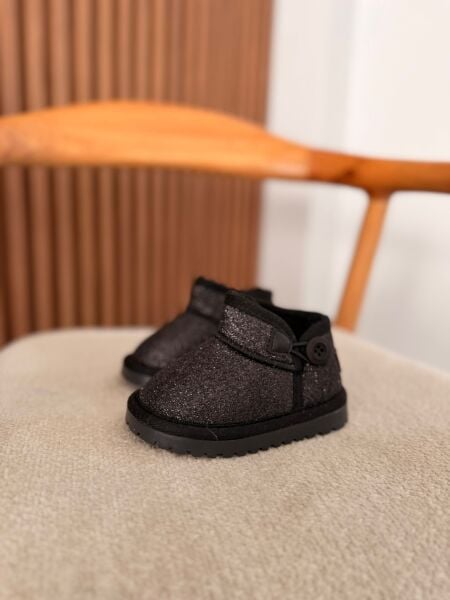 Peluş Bot - Simli Siyah