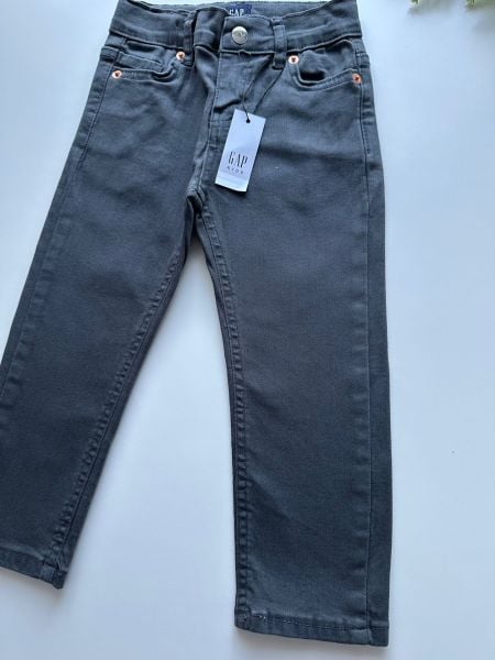 Boru Paça Likralı Pantolon - Füme