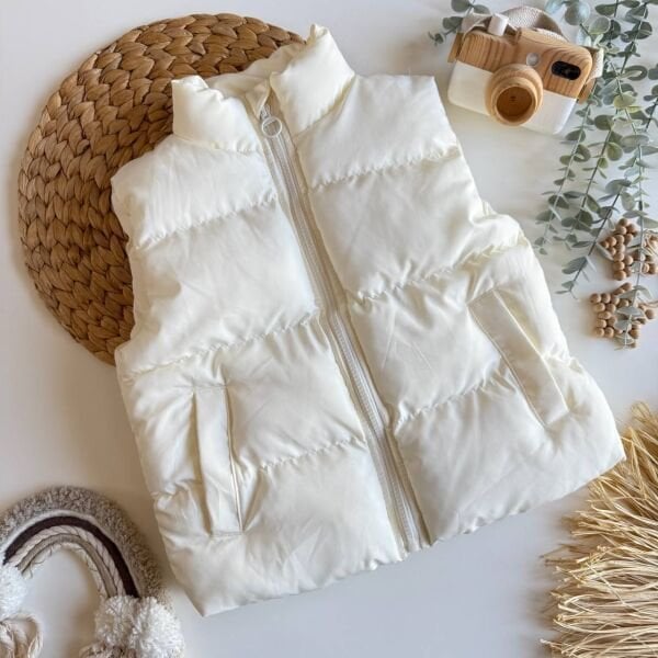 Şişme Yelek - Krem