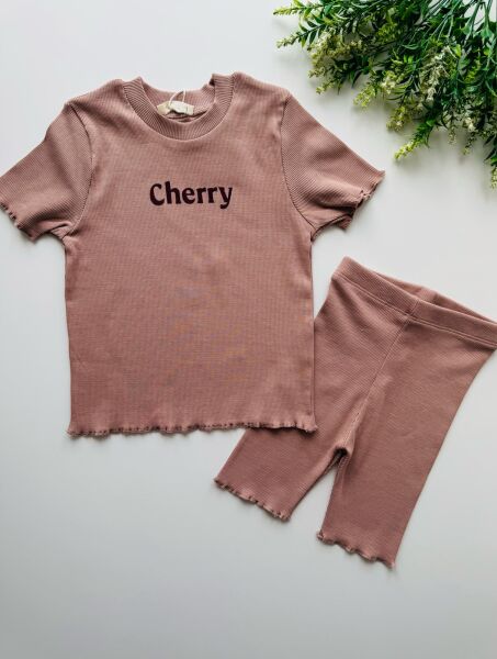 Umay Organik Baskılı Takım - Soft  Bakır