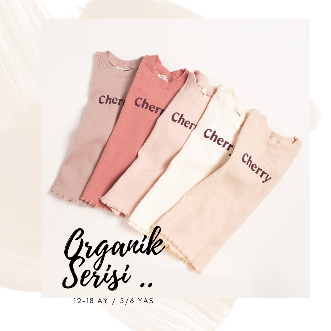 Umay Organik Baskılı Takım -Soft Krem