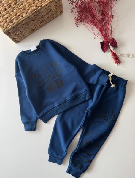 Logolu Karakterli Takım - Lacivert