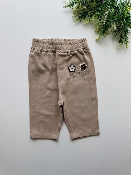 Cemre Organik Keten Pantolon - Soft Vizon