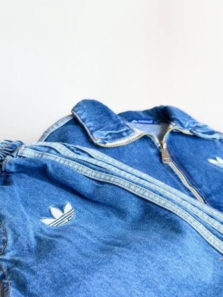 3 Çizgili Denim Takım - Mavi (Unisex Kullanıma Uygun)