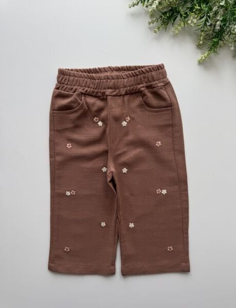 Cemre Organik Keten Pantolon - Soft Bakır