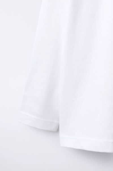 La'ciel Paris Uzun Kollu T-shirt - Beyaz