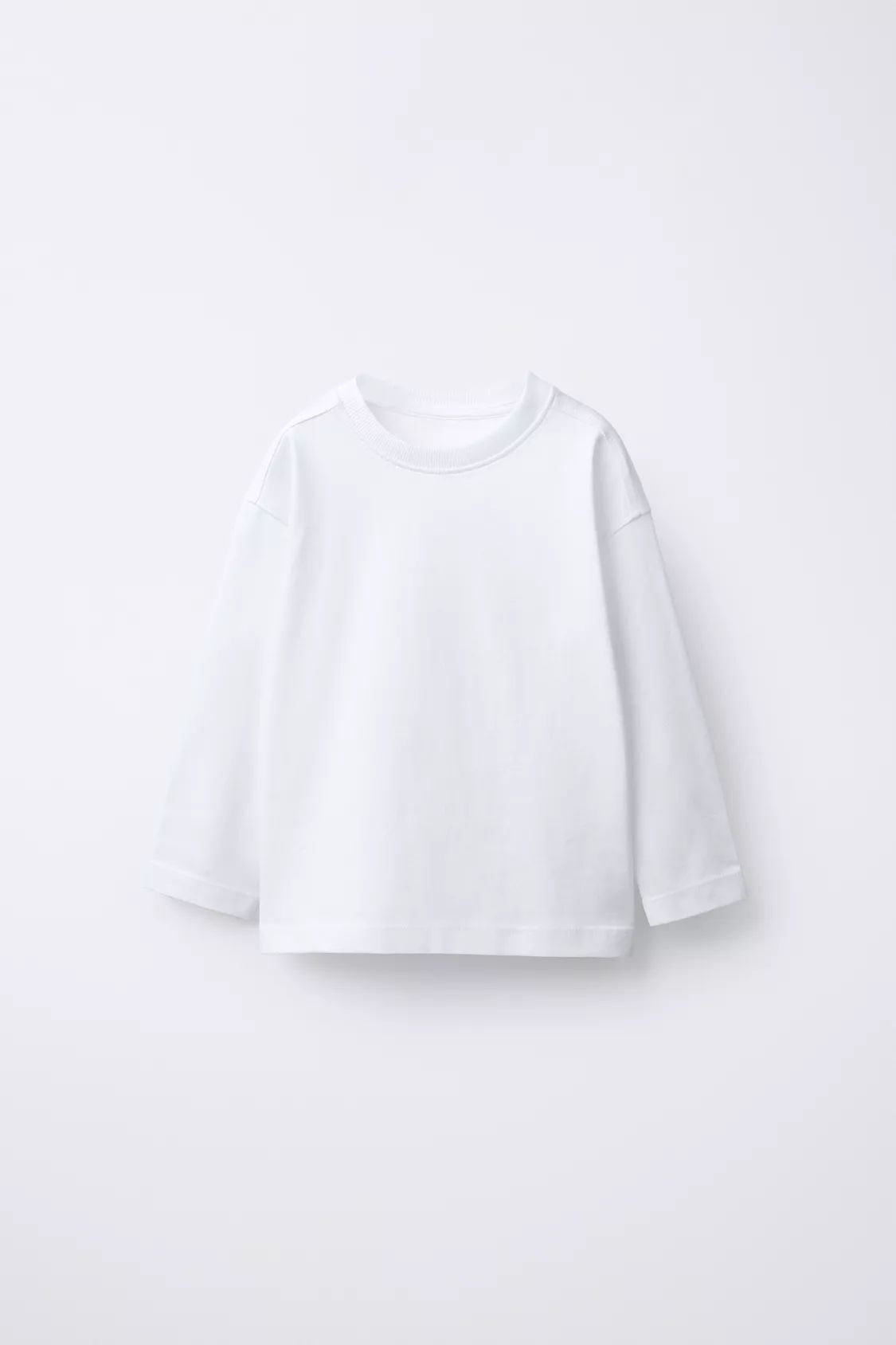 La'ciel Paris Basic Uzun Kollu T-shirt - Beyaz