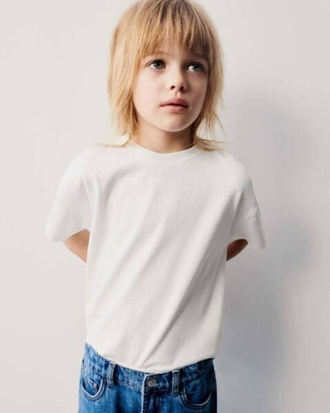 La'ciel Paris Basic Kısa Kollu T-shirt - Beyaz