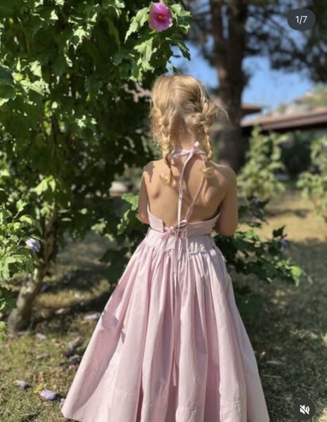 Arkası Bağlamalı Nehir 2’li Takım  - Pembe ( Açıklamayı Okuyunuz)