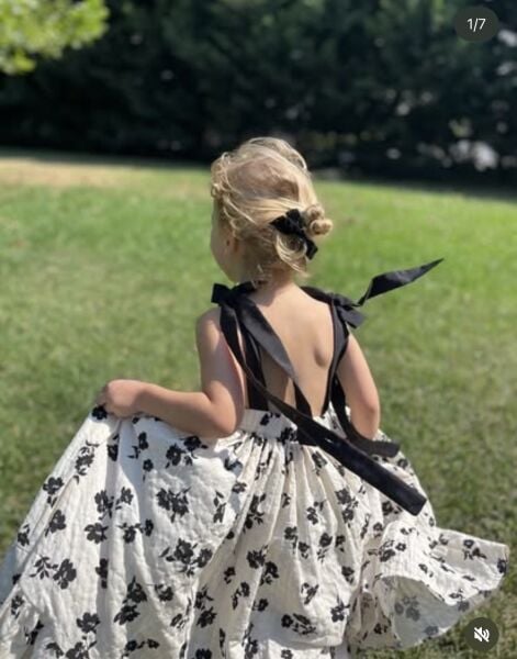 Çift Yön Bağlamalı Nehir Elbise  - Çiçekli