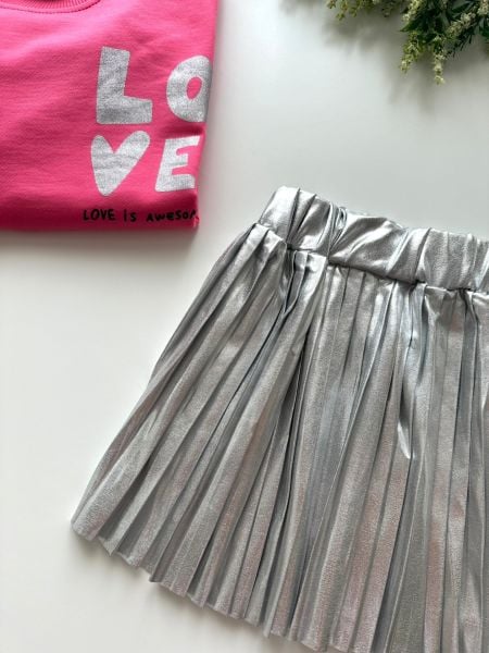Love Baskılı 2'li Takım - Pembe