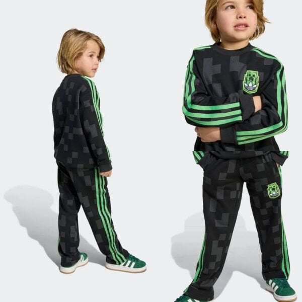 3 Çizgili Karakterli Takım - Siyah Yeşil