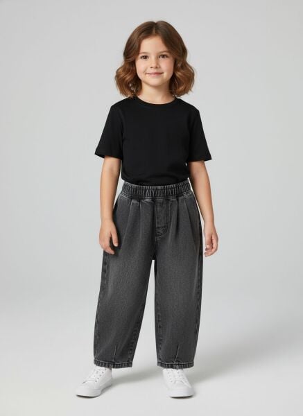 La'ciel Paris Denim Balon Jean - Füme