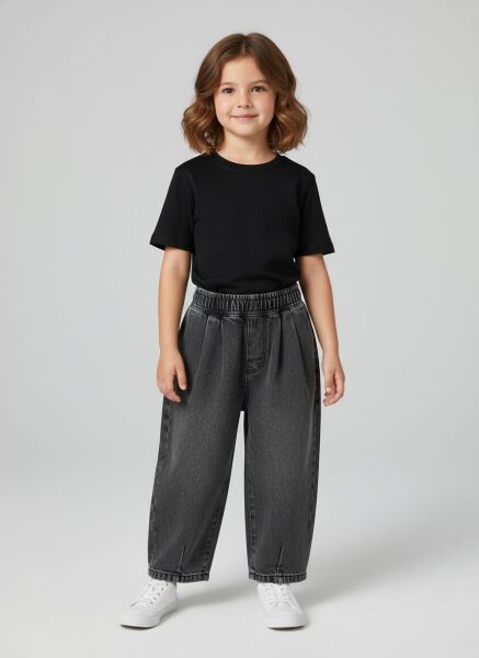 La'ciel Paris Denim Balon Jean - Füme