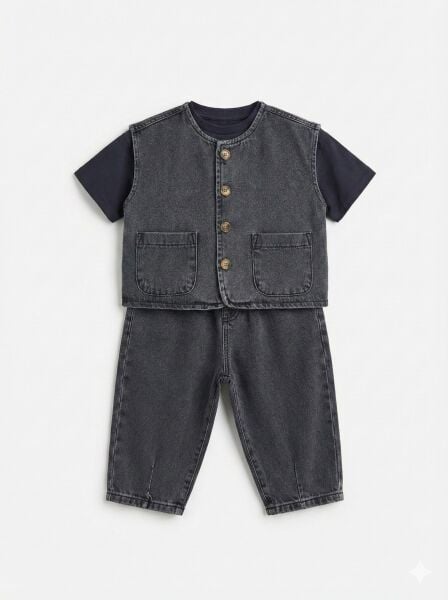 La'ciel Paris Denim Balon Jean - Füme