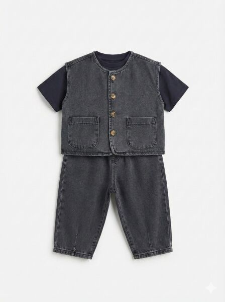 La'ciel Paris Denim Balon Jean - Füme