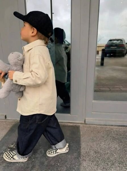 Asarkids La'ciel Paris  Basic Gömlek - Krem