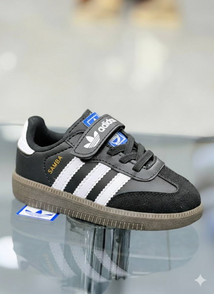 Asarkids 3 Çizgili Spor Ayakkabı - Siyah