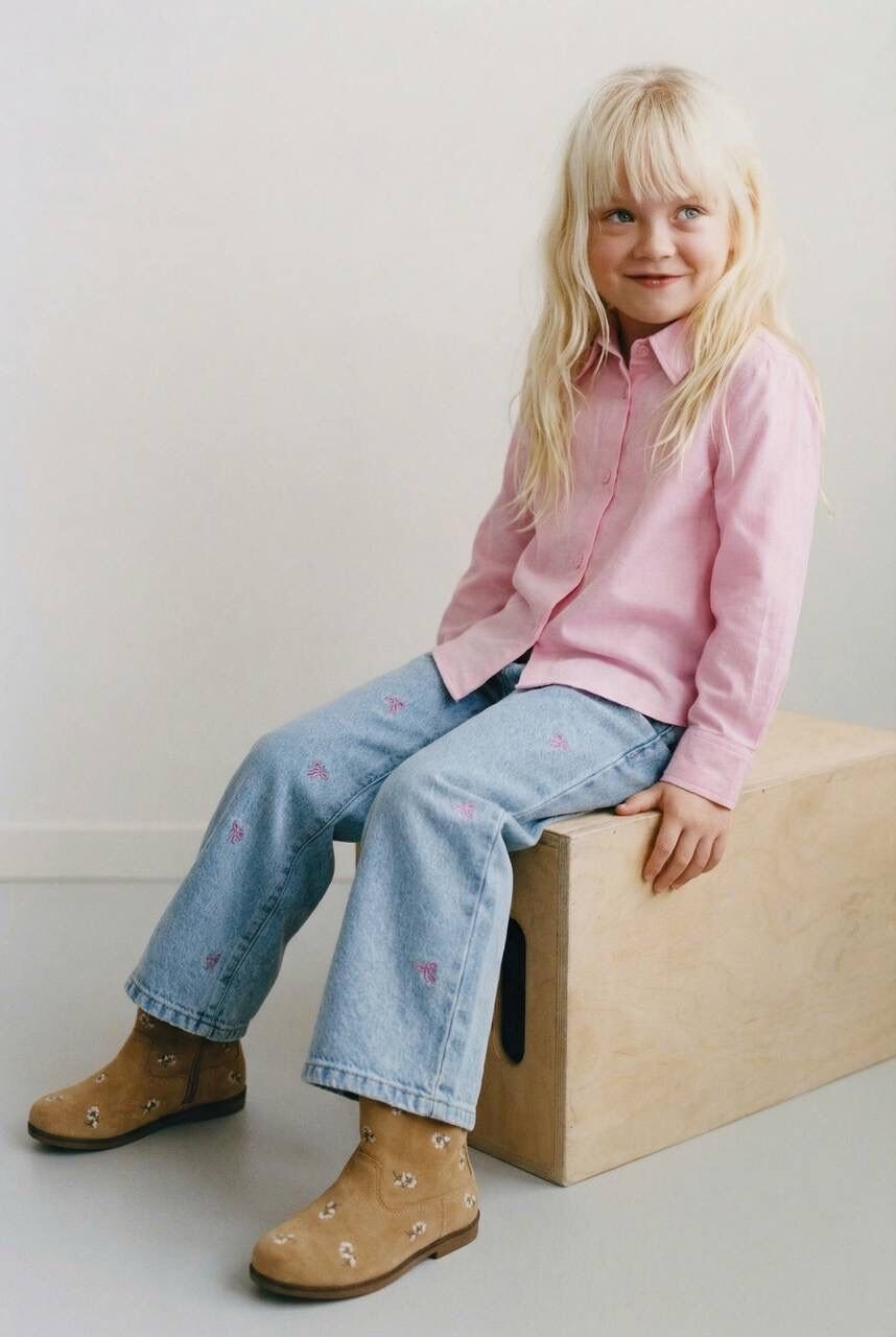 La'ciel Paris Dokuma Basic Gömlek - Pembe