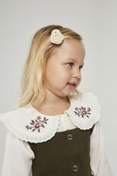 Yakası Nakışlı Jile - Yeşil