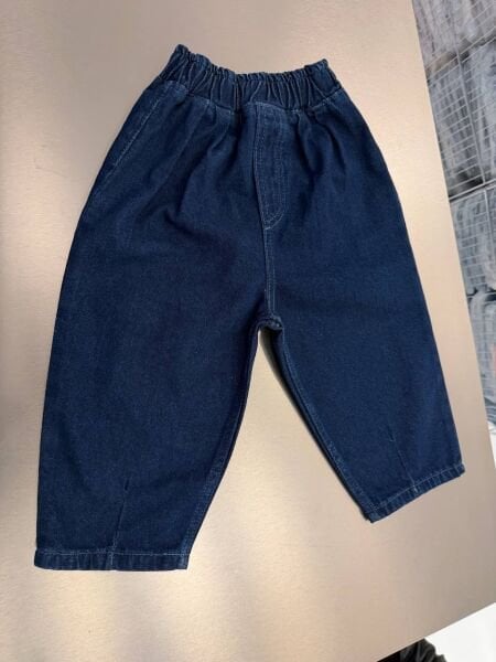 Asarkids Asarkids La'ciel Paris Denim Balon Pantolon - Koyu Mavi