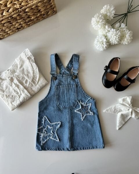 Yıldız Nakışlı Jile - Mavi