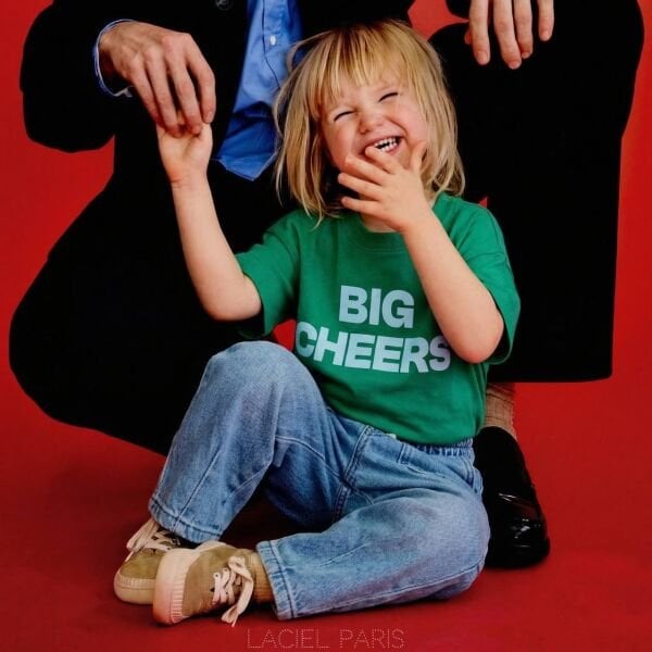 Asarkids La'ciel Paris Big Cheers Baskılı Tişört -Yeşil