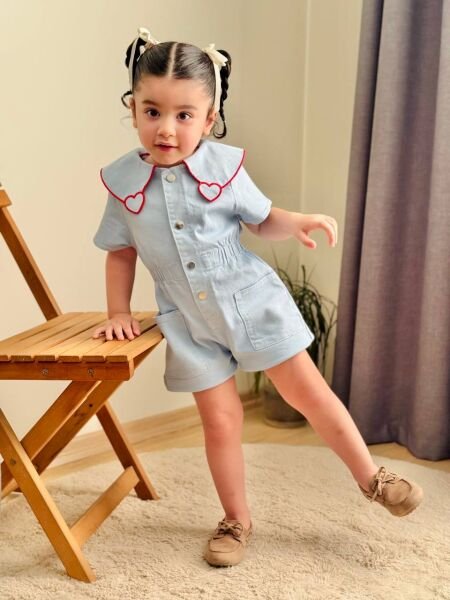 Denim Duru Tulum - Mavi