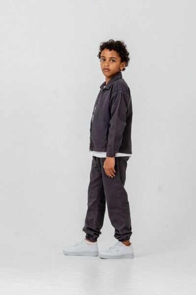 Asar Kids Dokuma 3'lü Takım - Füme