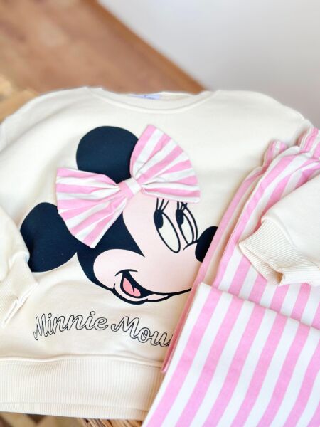 Karakterli Çizgili Takım - Pembe