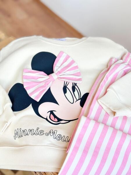 Karakterli Çizgili Takım - Pembe