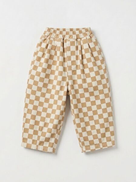 Asarkids La'ciel Paris Dama Desenli Balon Pantolon - Krem