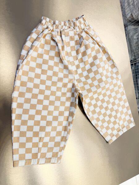 Asarkids La'ciel Paris Dama Desenli Balon Pantolon - Krem