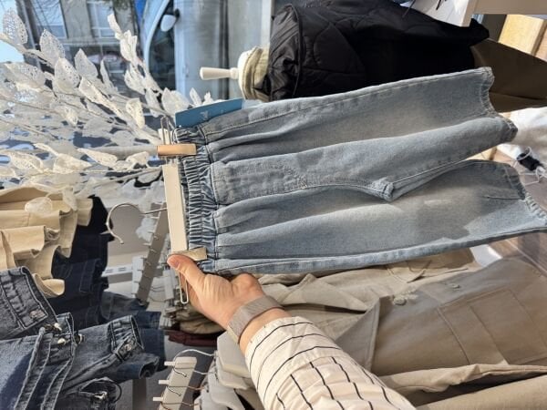 La'ciel Paris Denim Balon Pantolon - Açık Mavi