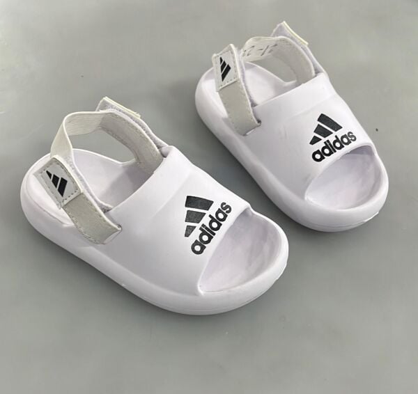 Asarkids 3 Çizgili Sandalet - Beyaz