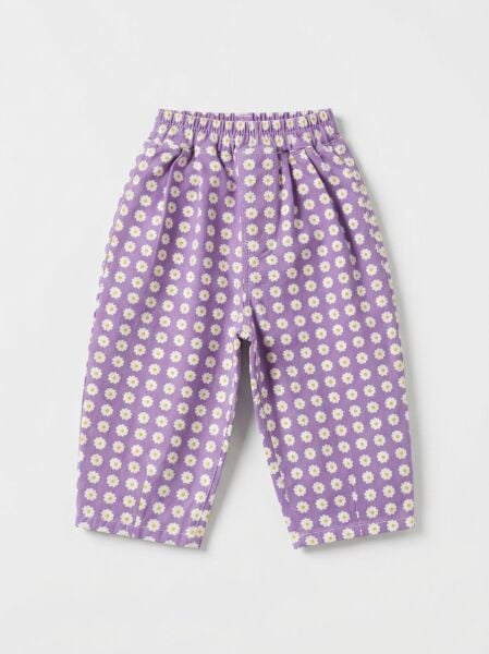 Asarkids La'ciel Paris Papatya Desenli Balon Pantolon -Lila