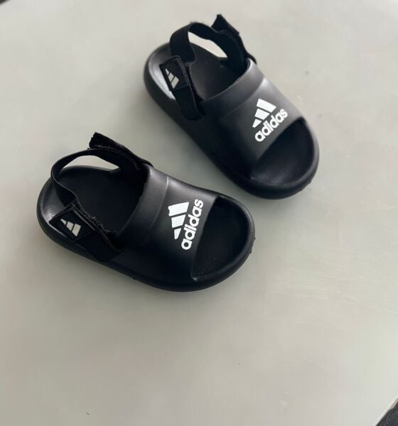 Asarkids 3 Çizgili Sandalet - Siyah