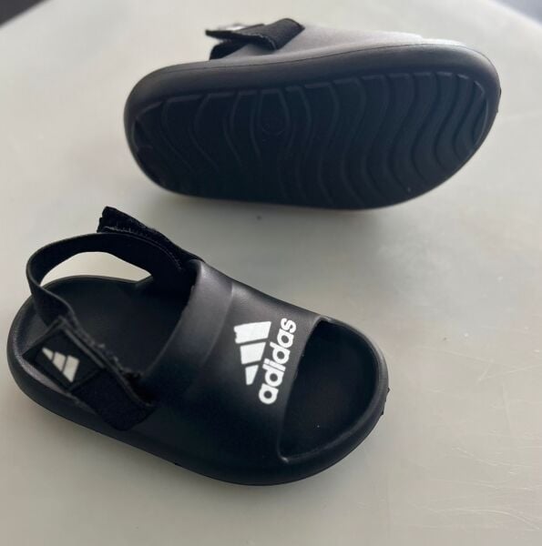 Asarkids 3 Çizgili Sandalet - Siyah