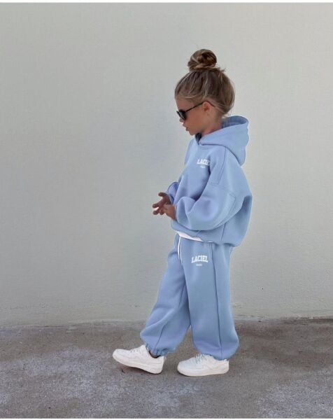 La'ciel Paris Sloganlı  Takım - Mavi