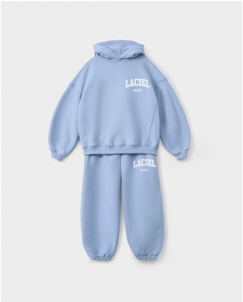 La'ciel Paris Sloganlı  Takım - Mavi