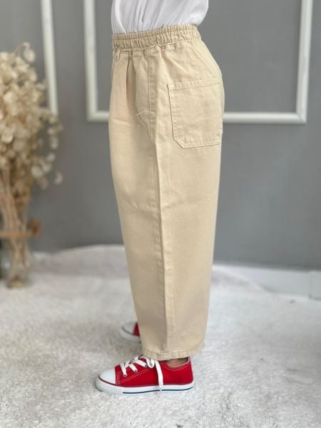 Atlas La’ciel Denim Balon Jean - Krem