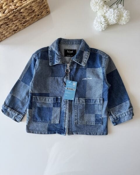 La'ciel Paris Bloklu Ceket - Mavi