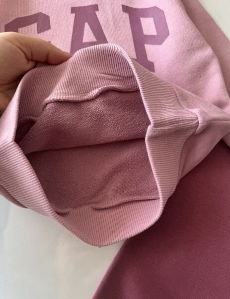 Logolu Ayıcık Baskılı Eşofman Takımı - Gül Kurusu