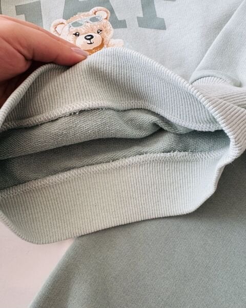 Logolu Ayıcık Baskılı Eşofman Takımı - Mint Yeşili